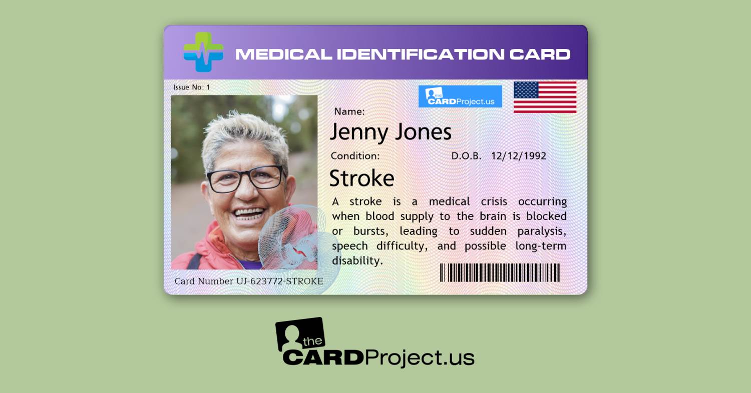 Stroke Premium Medical Card (FRONT)